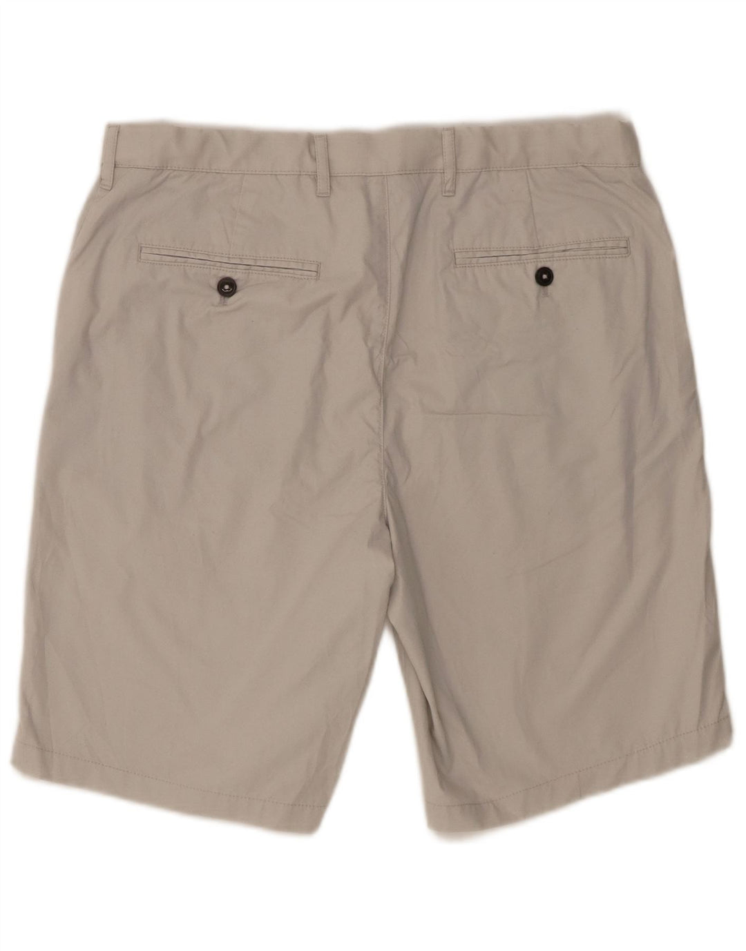 Marks & Spencer Herren-Chinoshorts W34, Größe L, Beige, Baumwolle