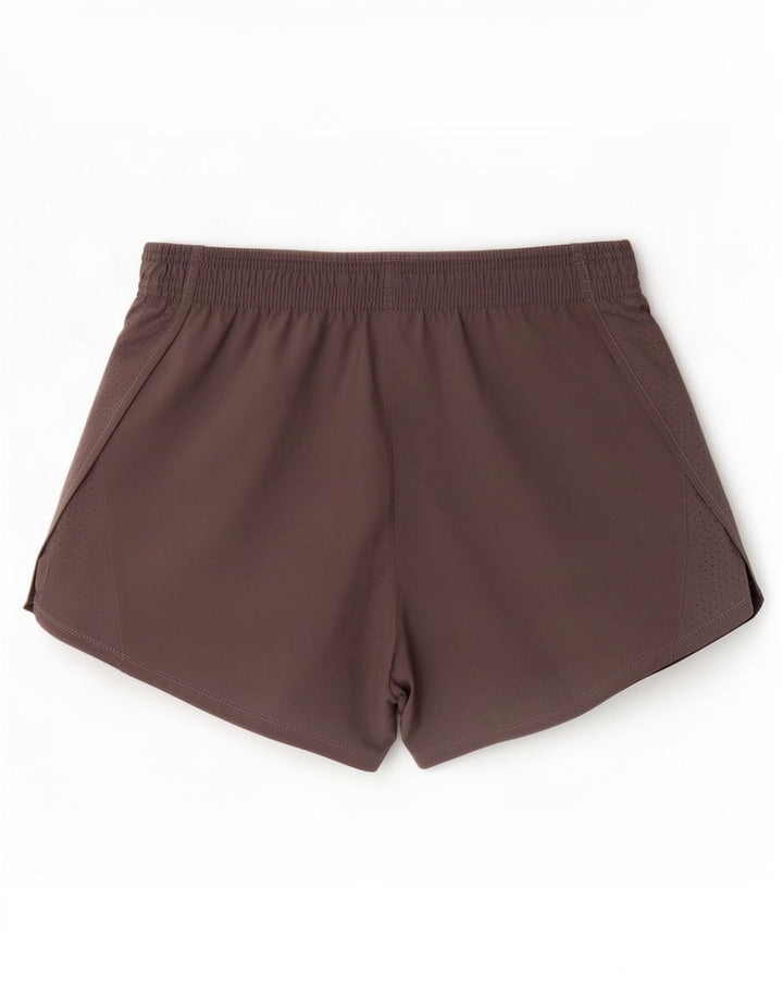 Nike Damen Dri Fit Sport Shorts UK 8 Small Grau