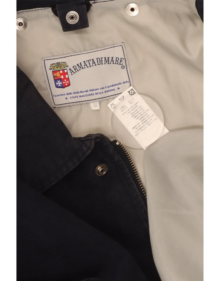Armata Di Mare Herren Utility Jacke IT 52 XL Marineblau Baumwolle
