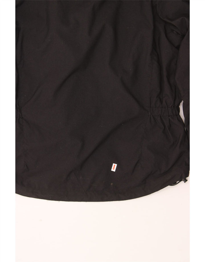 KAPPA Mens Hooded Windbreaker Jacket UK 36 Small Black Polyamide Vintage Kappa and Second-Hand Kappa from Messina Hembry 