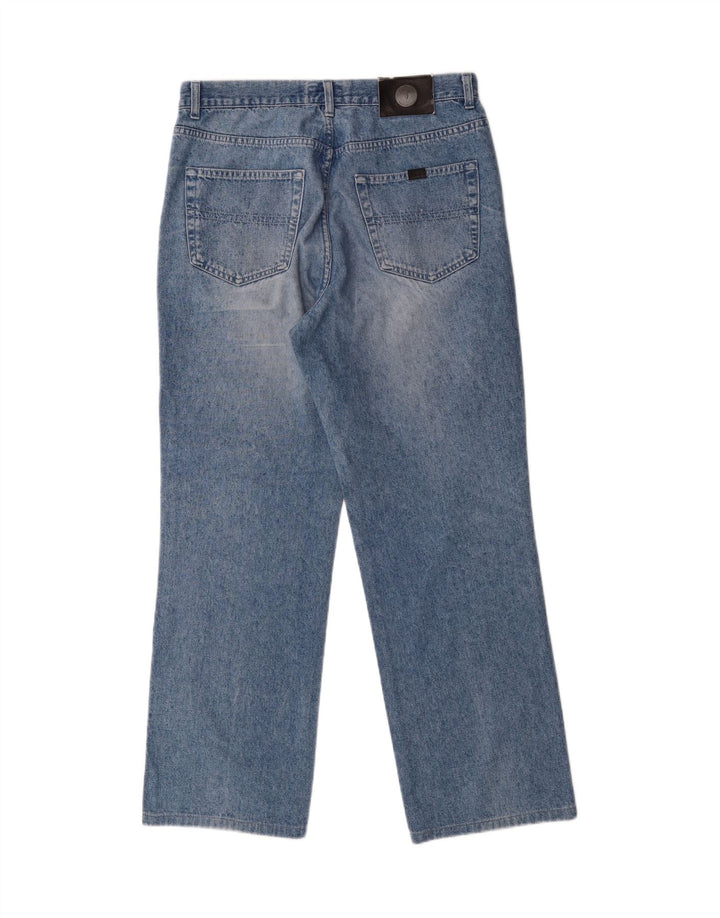 TRUSSARDI Mens Straight Jeans W34 L29 Blue Cotton Vintage Trussardi and Second-Hand Trussardi from Messina Hembry 
