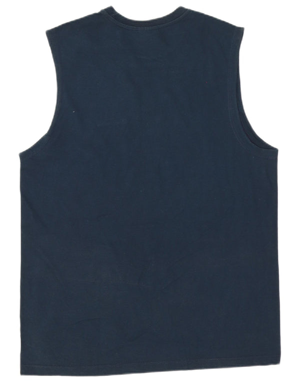 Champion Herren-Weste-Top XL aus marineblauer Baumwolle