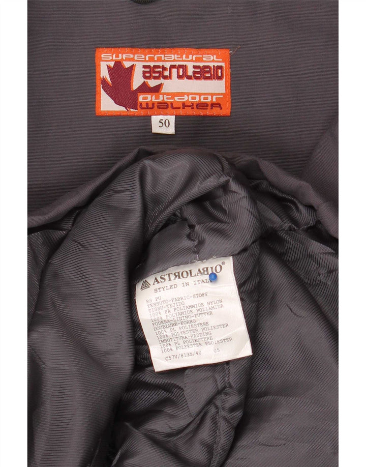 Astrolabio Herren-Parka mit Kapuze, IT 50, Größe L, Grau, Polyamid