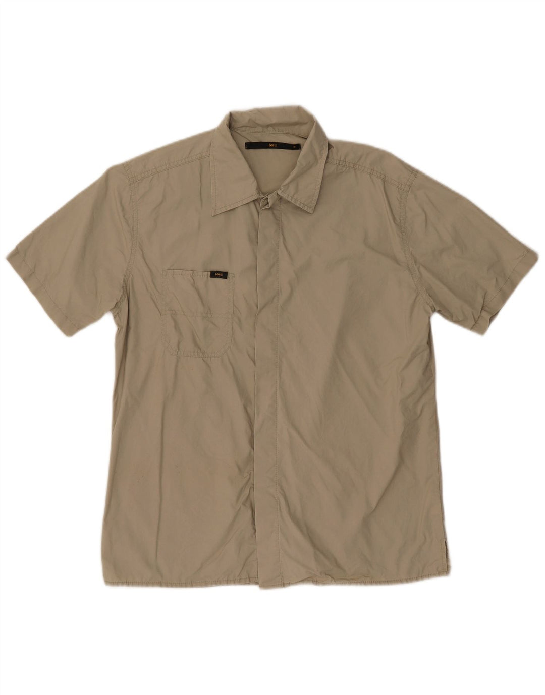 Lee Herren Kurzarmhemd Medium Khaki
