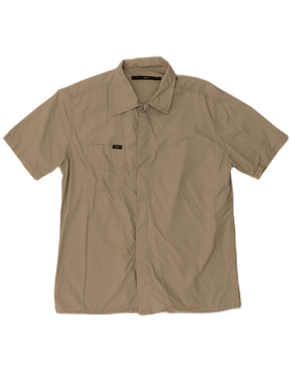 Lee Herren Kurzarmhemd Medium Khaki