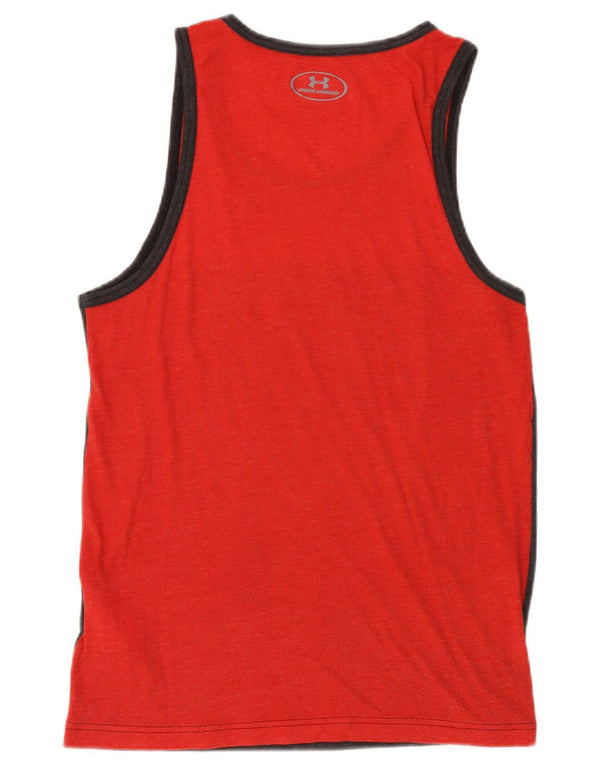 Under Armour Herren Heat Gear Weste Top Small Rot Farbblock