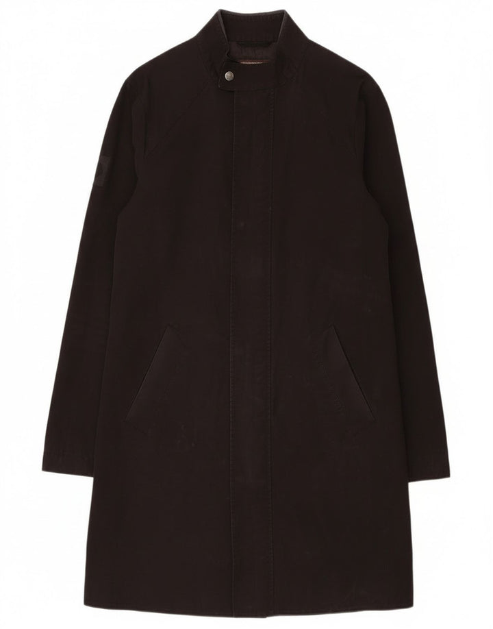 Pretty Green Herrenmantel UK 36 Small Schwarz Polyester