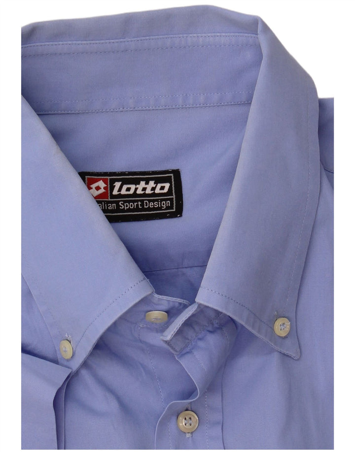 Lotto Herren-Kurzarmhemd, Größe L, Blau