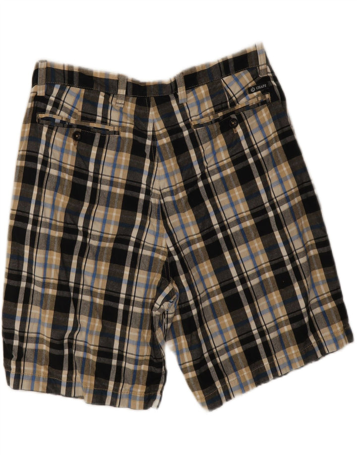 Chaps Herren-Chinoshorts W36, groß, mehrfarbig, kariert, Baumwolle