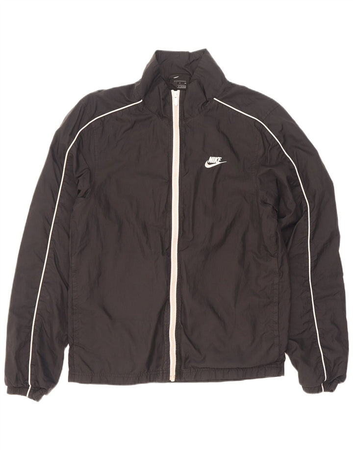 Nike Herren-Trainingsanzugoberteil, Jacke, Größe S, Schwarz