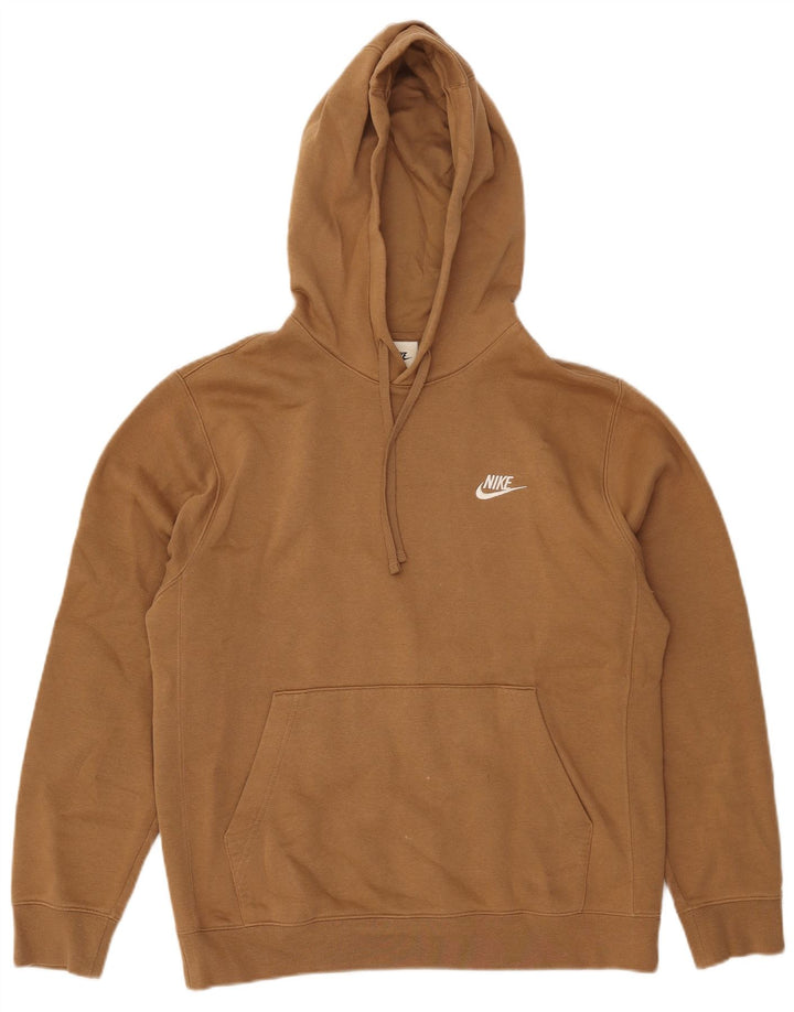Nike Herren Kapuzenpullover, Größe S, Beige, Baumwolle