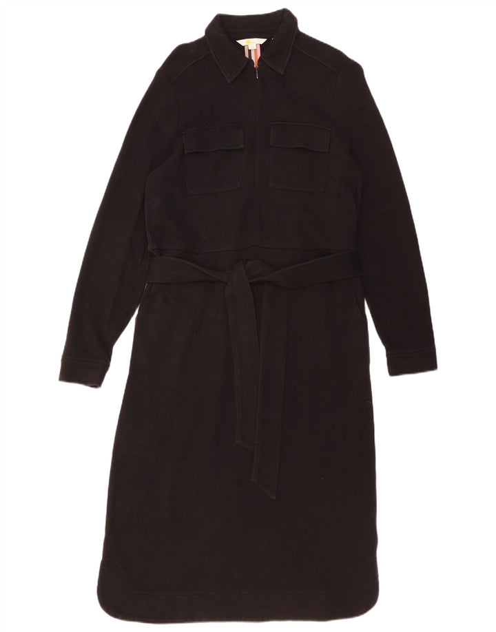BODEN Damen Pulloverkleid UK 14 Mittelschwarze Baumwolle