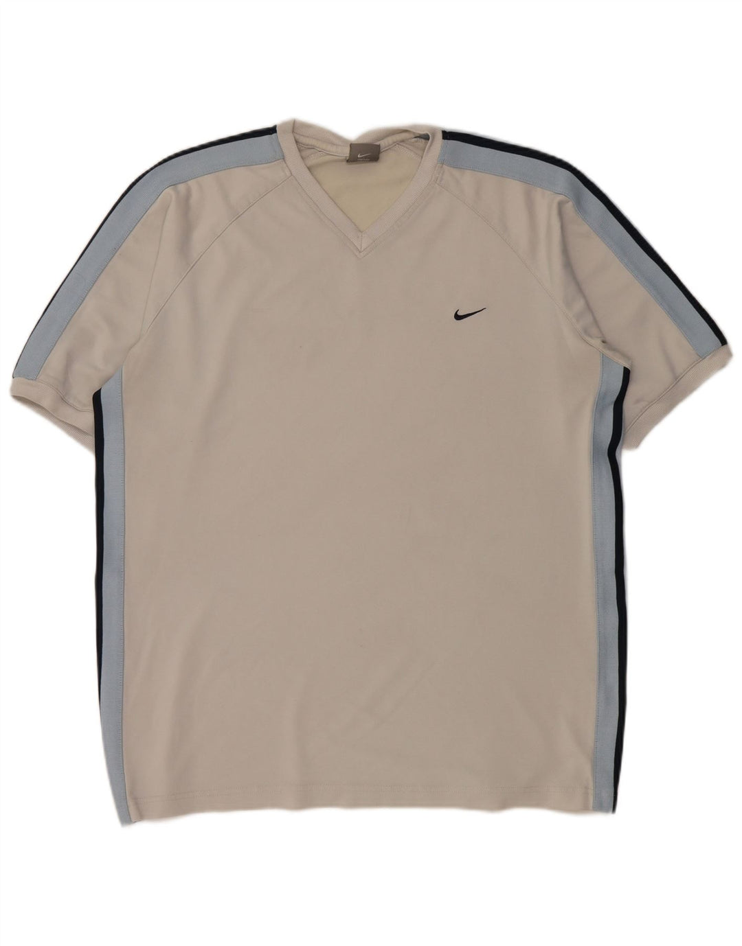 NIKE Herren T-Shirt Top XL Grau Colourblock Baumwolle
