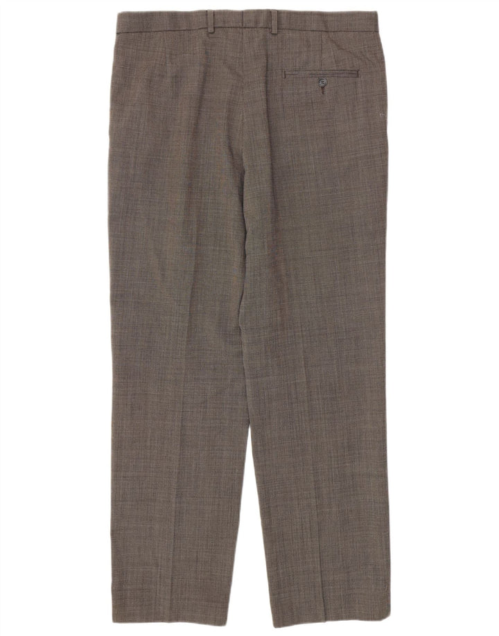 Marks & Spencer Herren-Freizeithose mit normaler Passform, W36, L31, Grau, Polyester