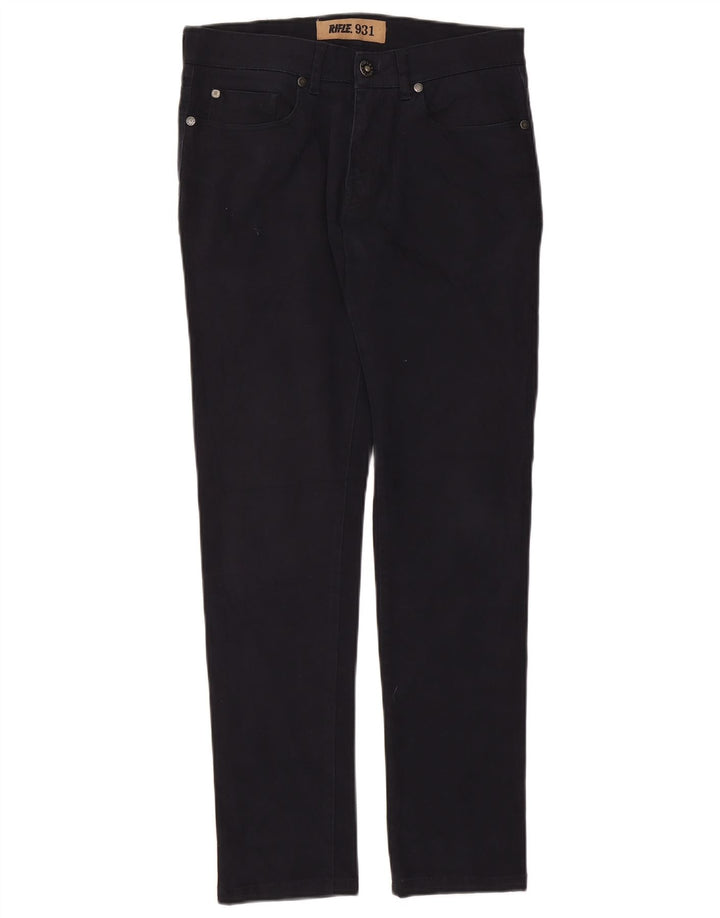 Rifle Herren Slim Jeans W31 L30 Marineblaue Baumwolle