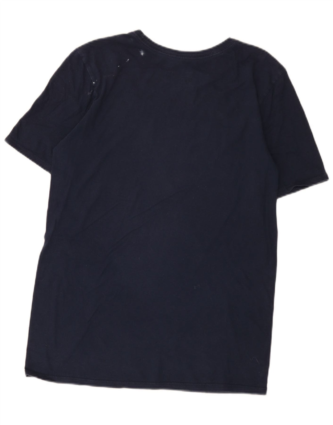 Nike Herren Athletic Cut T-Shirt Top Small Marineblau Baumwolle