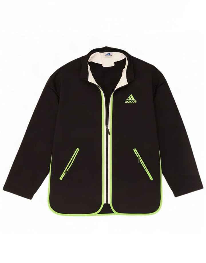 Adidas Herren Graphic Trainingsanzug Top Jacke Medium Schwarz