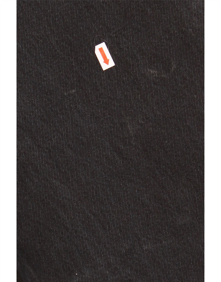 LEVI'S Herren 501 Straight Jeans W34 L34 Schwarze Baumwolle