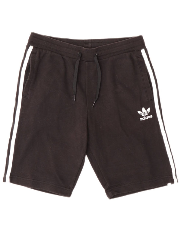 Adidas Sportshorts für Jungen, 12–13 Jahre, schwarze Baumwolle