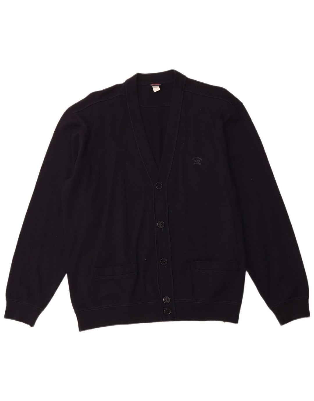 PAUL & SHARK Herren-Strickjacke, große marineblaue Wolle