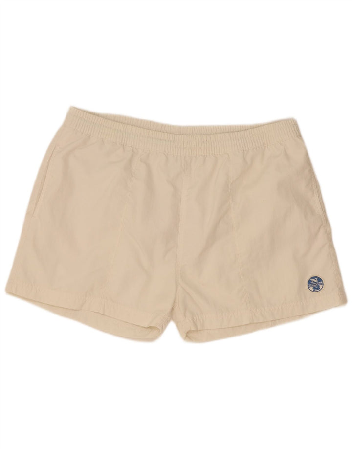 North Sails Herren-Badeshorts XL aus weißem Nylon
