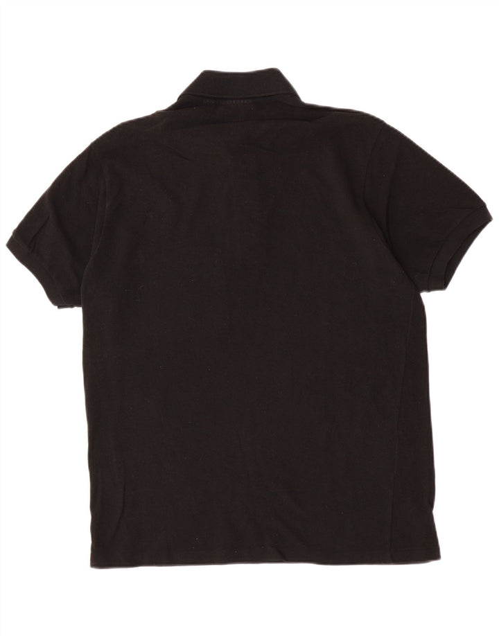 Lacoste Herren-Poloshirt mit klassischer Passform, Größe 4, mittelschwarz, Baumwolle