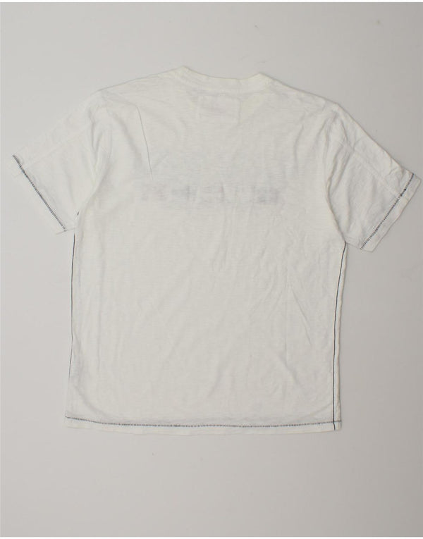 Napapijri Herren-T-Shirt mit Grafik, XL, weiße Baumwolle
