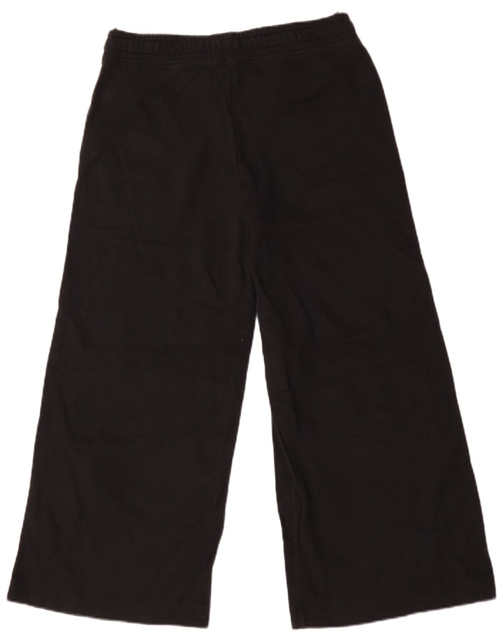 Marks & Spencer Damen-Trainingshose mit weitem Bein, UK 12, Mittelschwarz