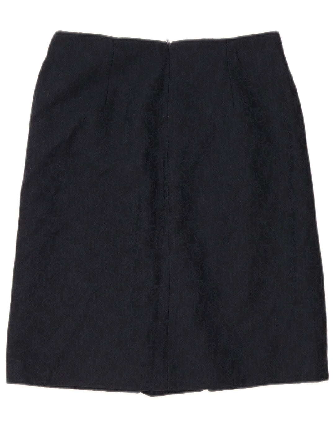 Roccobarocco Damen grafischer A-Linien-Rock IT 46 Large W30 Marineblau