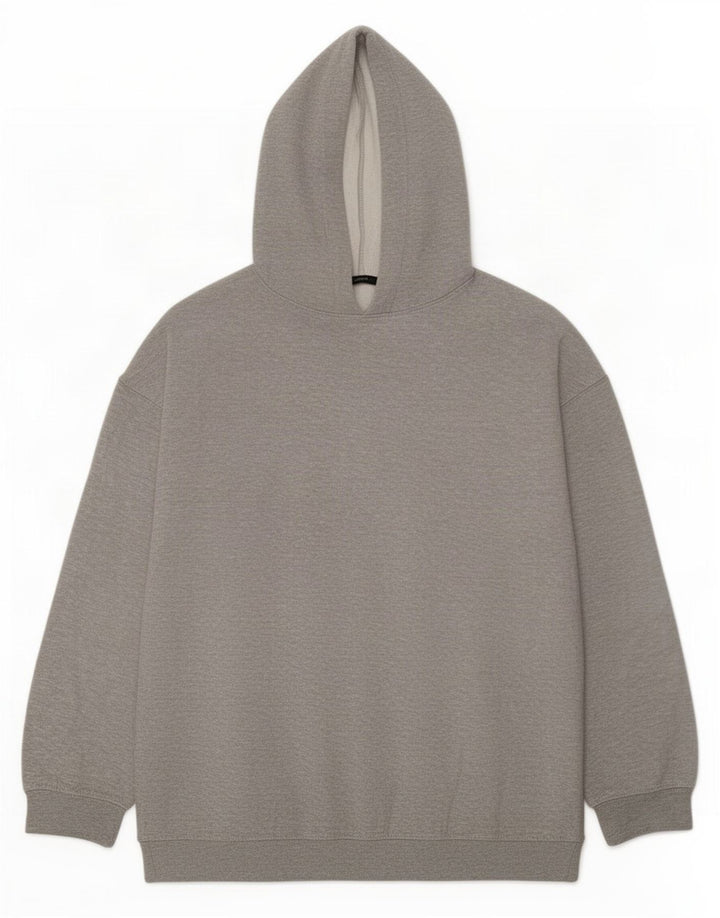 Zara Herren Kapuzenpullover Mittelgraues Polyester