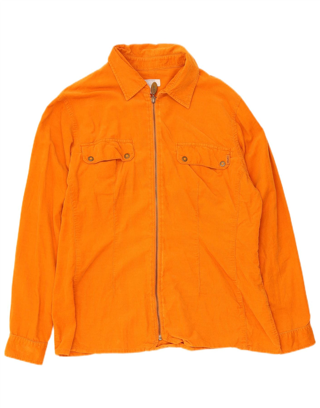 Esprit Damen Cordjacke UK 16 Large Orange Baumwolle
