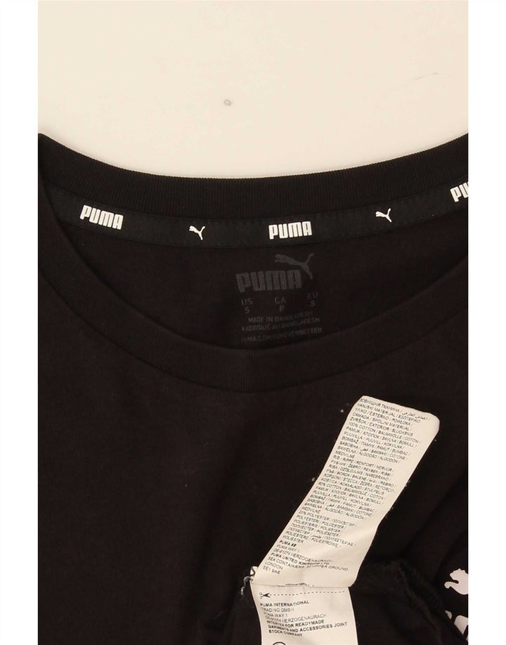 Puma Herren Weste Top Small Schwarz Baumwolle