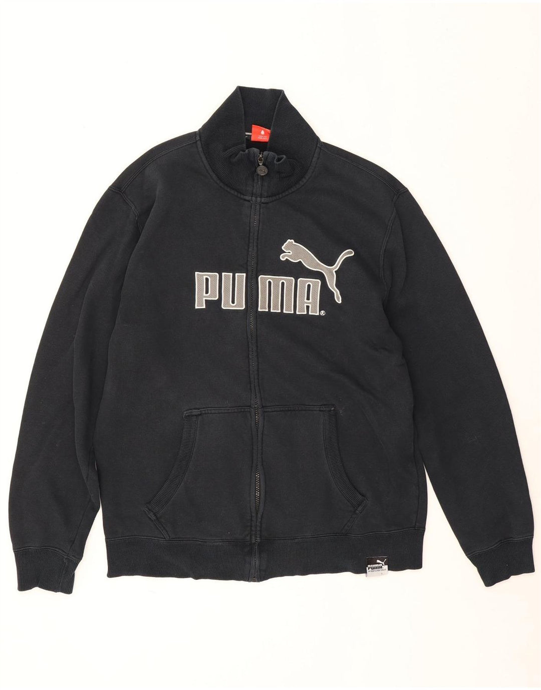 Puma Herren Grafik-Trainingsanzug-Oberteil, Jacke, Größe L, Schwarz