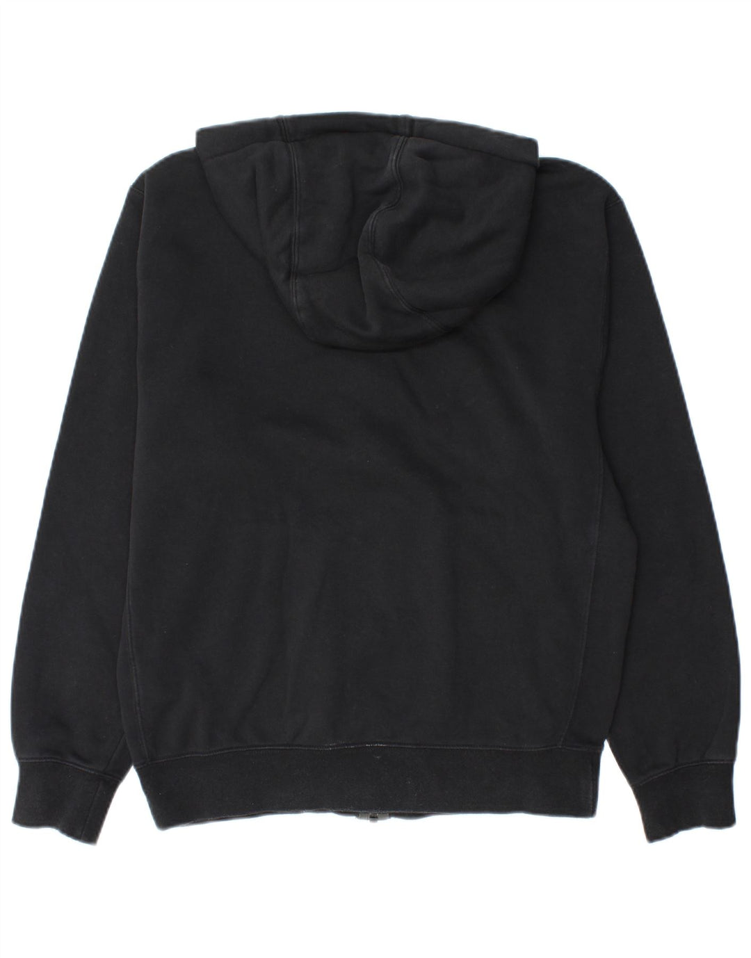 NIKE Herren-Kapuzenpullover mit Reißverschluss, Größe S, Schwarz, Baumwolle