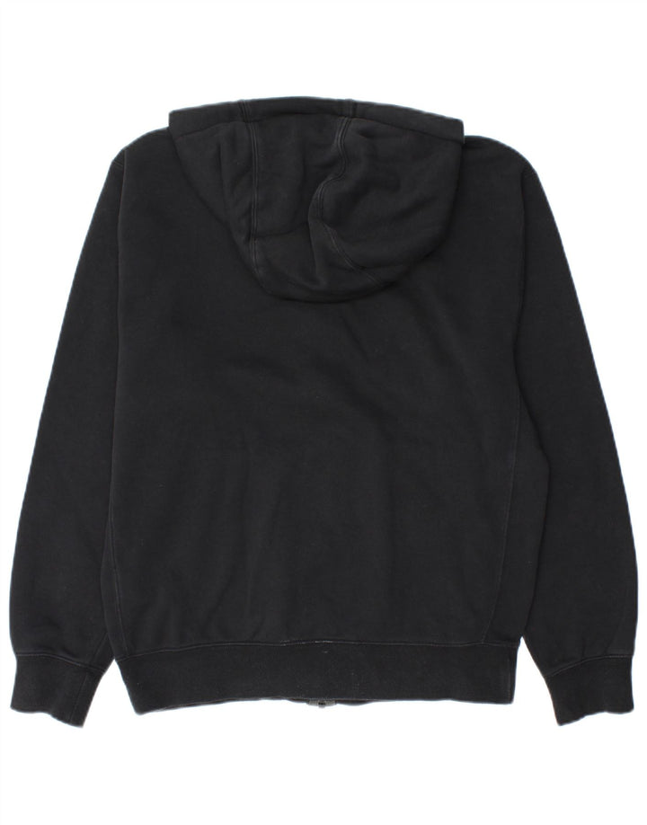 NIKE Herren-Kapuzenpullover mit Reißverschluss, Größe S, Schwarz, Baumwolle
