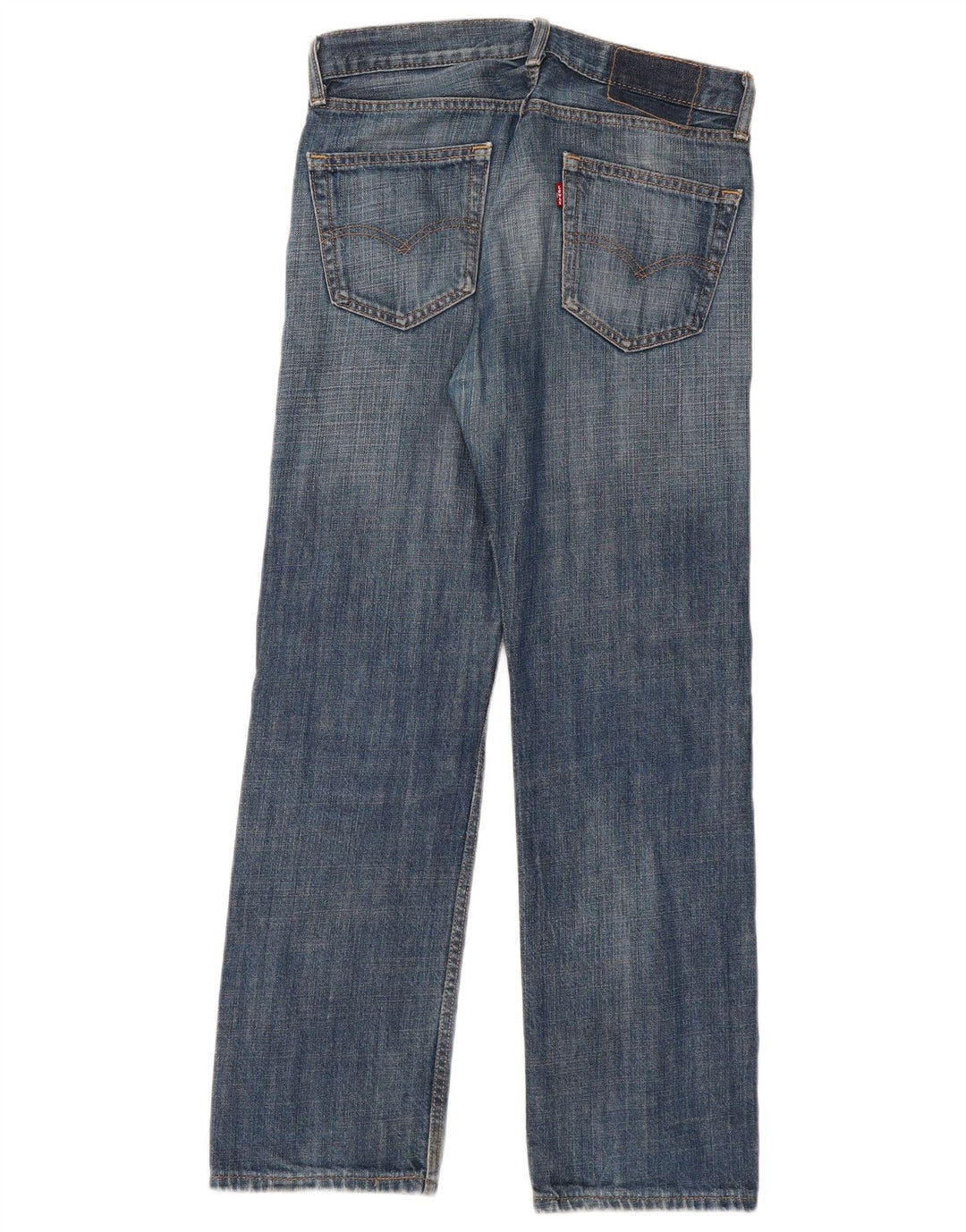 Levi's Damen Straight Jeans W30 L30 Marineblaue Baumwolle