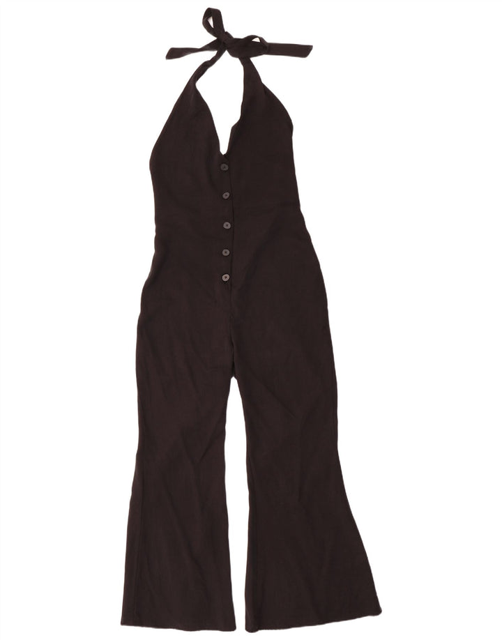 Zara Damen Overall UK 6 XS Schwarz Lyocell