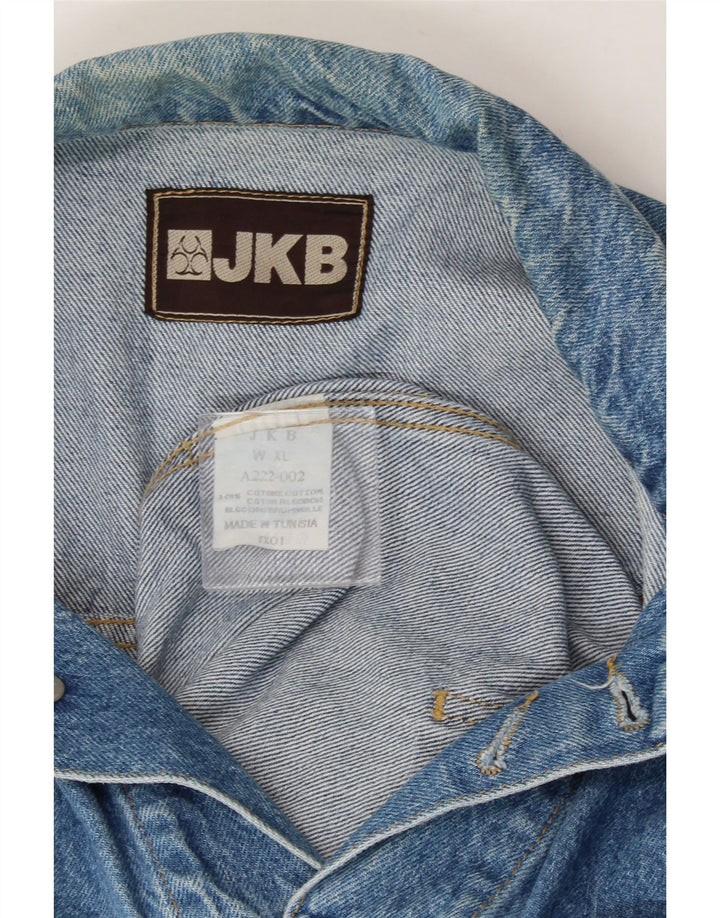 VINTAGE Mens Denim Jacket UK 42 XL Blue Cotton Vintage Vintage and Second-Hand Vintage from Messina Hembry 