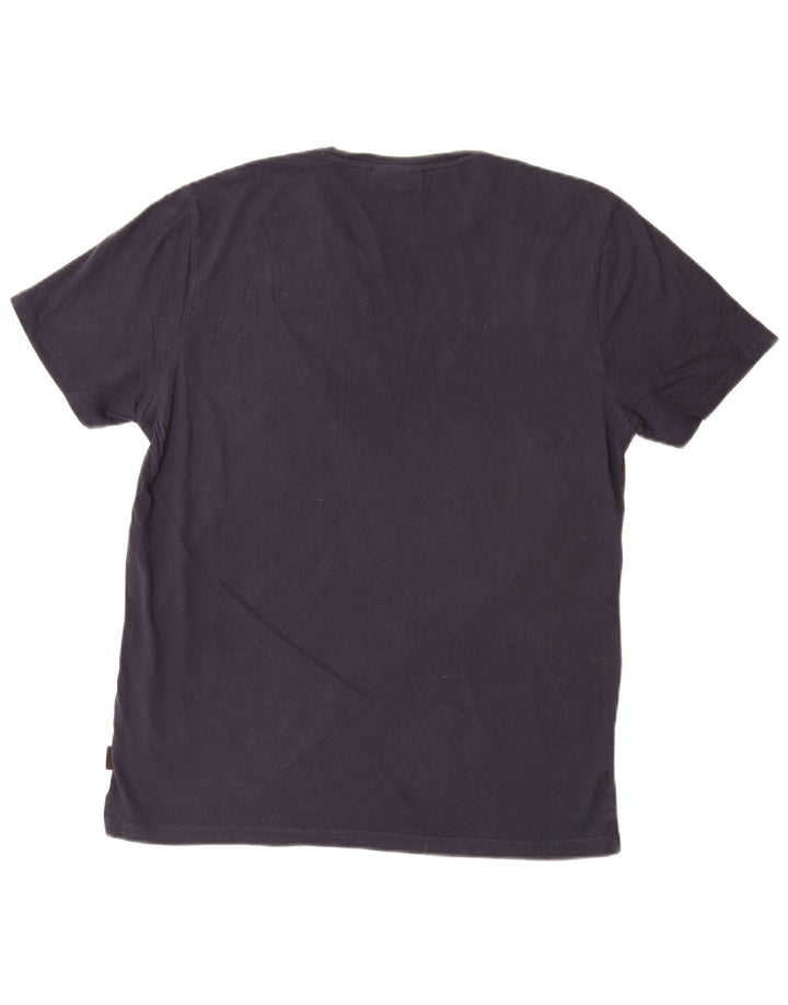 CALVIN KLEIN Herren Grafik T-Shirt Top Large Marineblau