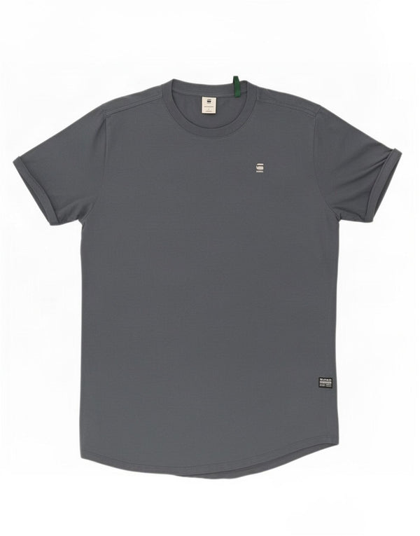 G-Star Mens T-Shirt Top Large Grey Cotton