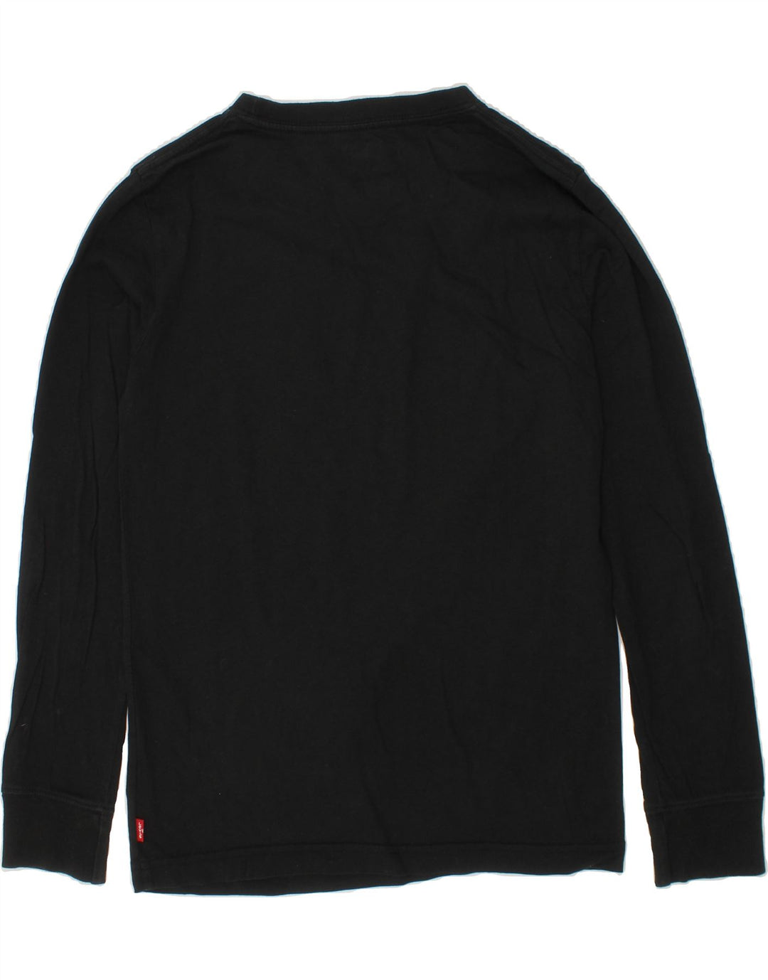 LEVI'S Boys Graphic Top Long Sleeve 11-12 Years Black Vintage Levi's and Second-Hand Levi's from Messina Hembry 