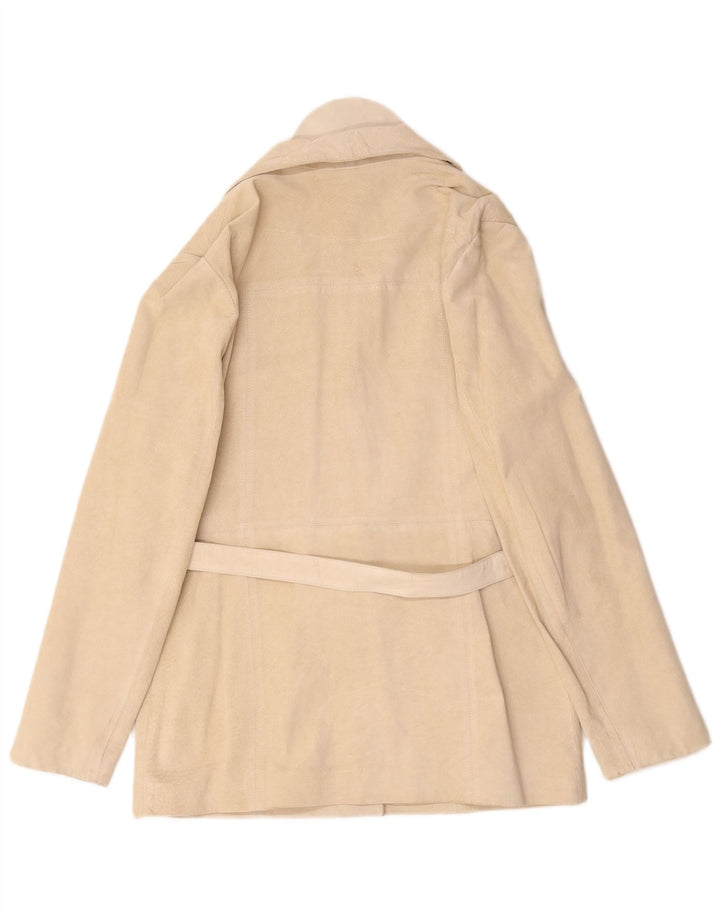 Conbipel Damen Wildlederjacke IT 50 XL Off White Leder