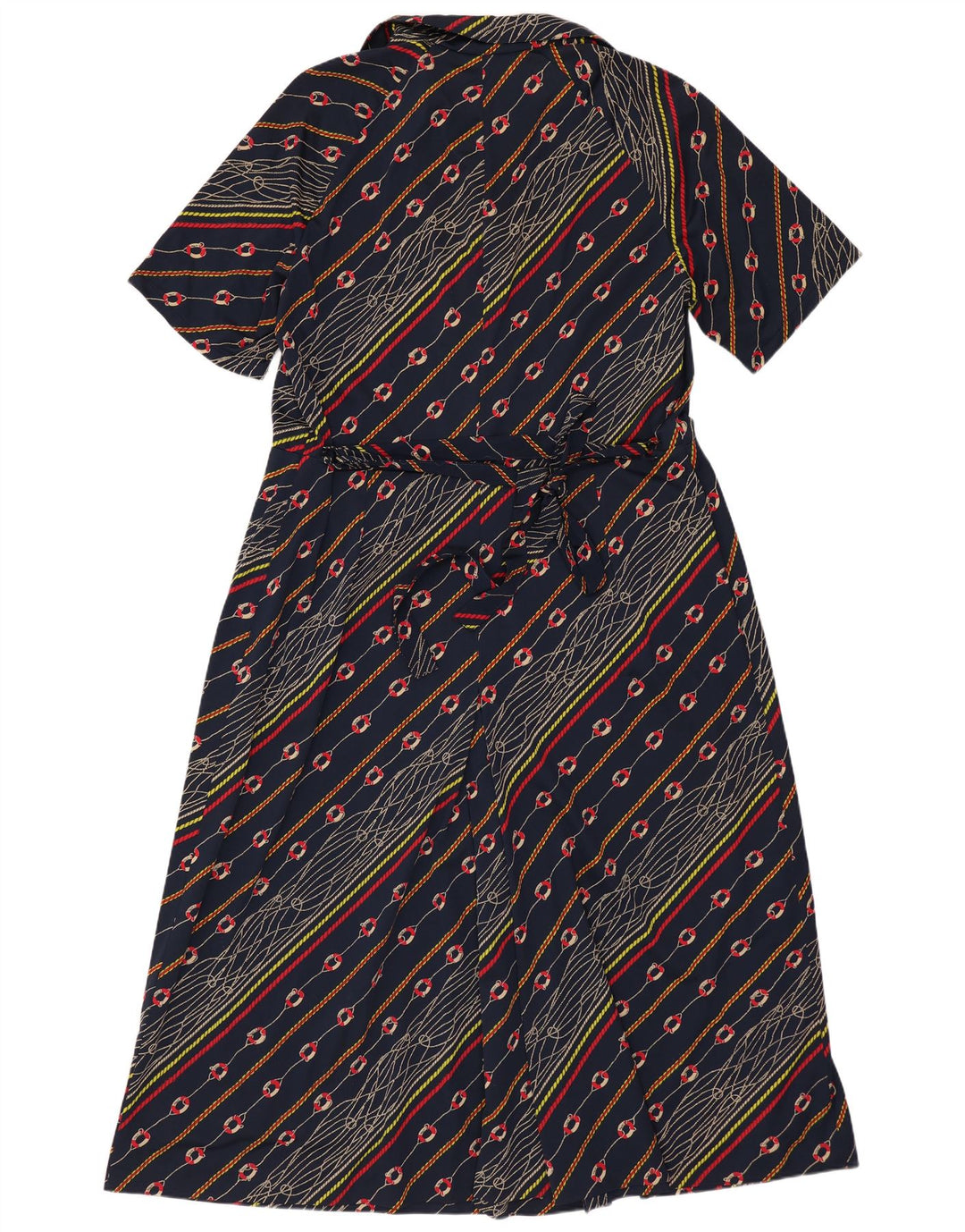Persona Damen-Kleid in Übergröße, A-Linie, Größe 27, XL, Marineblau, Polyamid