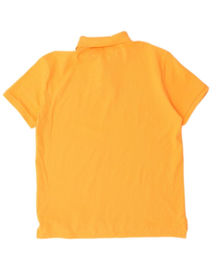 Polo Ralph Lauren Herren Custom Slim Fit Poloshirt Mittelorange Baumwolle