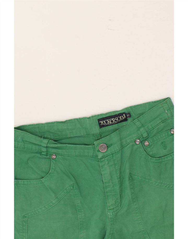 JECKERSON Womens Bermuda Shorts W27 Small  Green Vintage Jeckerson and Second-Hand Jeckerson from Messina Hembry 