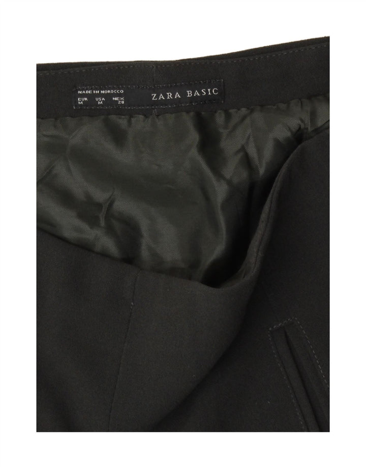 Zara Damen A-Linien-Rock Medium W28 Schwarz