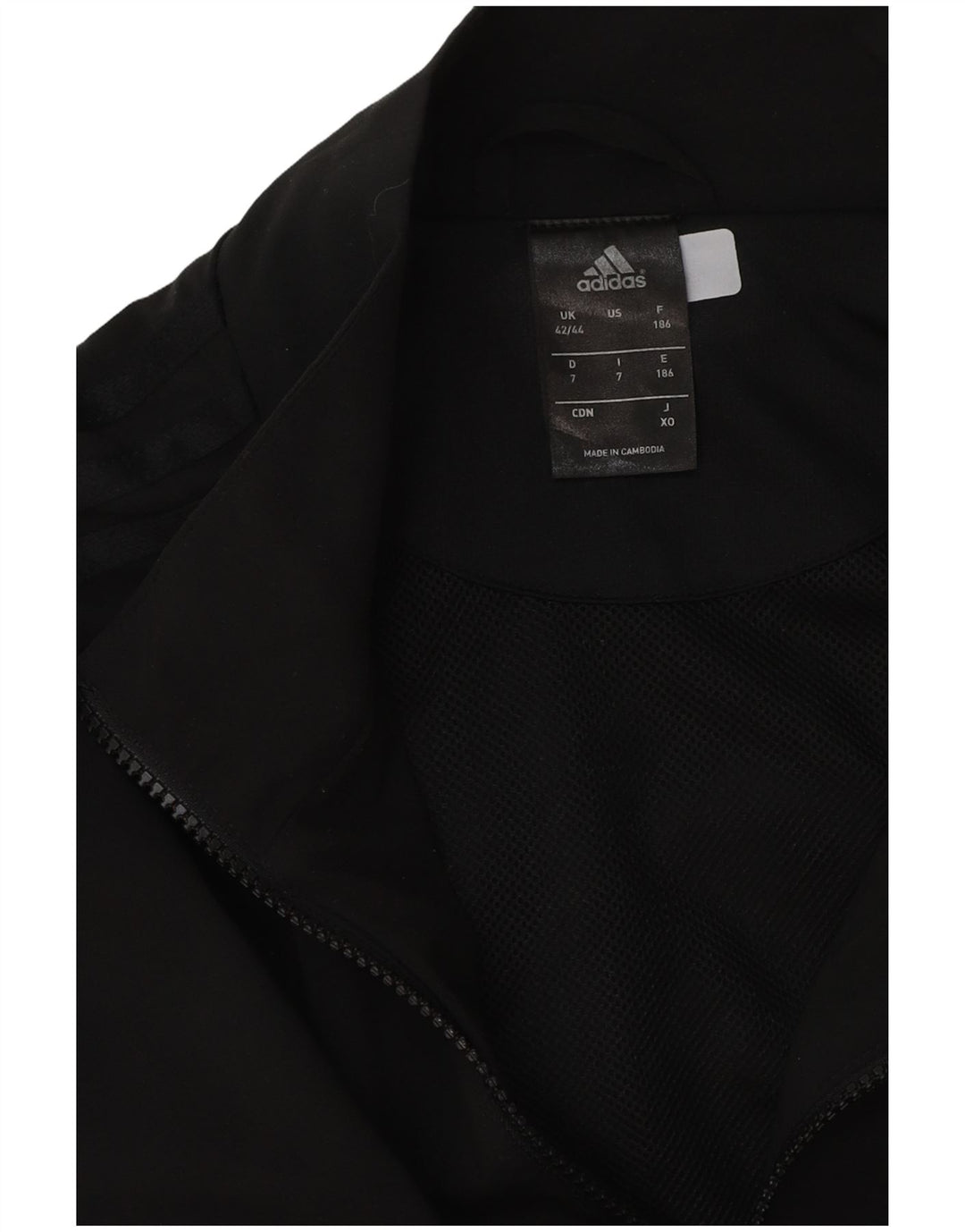 Adidas Herren Climalite Trainingsanzug Top Jacke UK 42/44 Large Schwarz