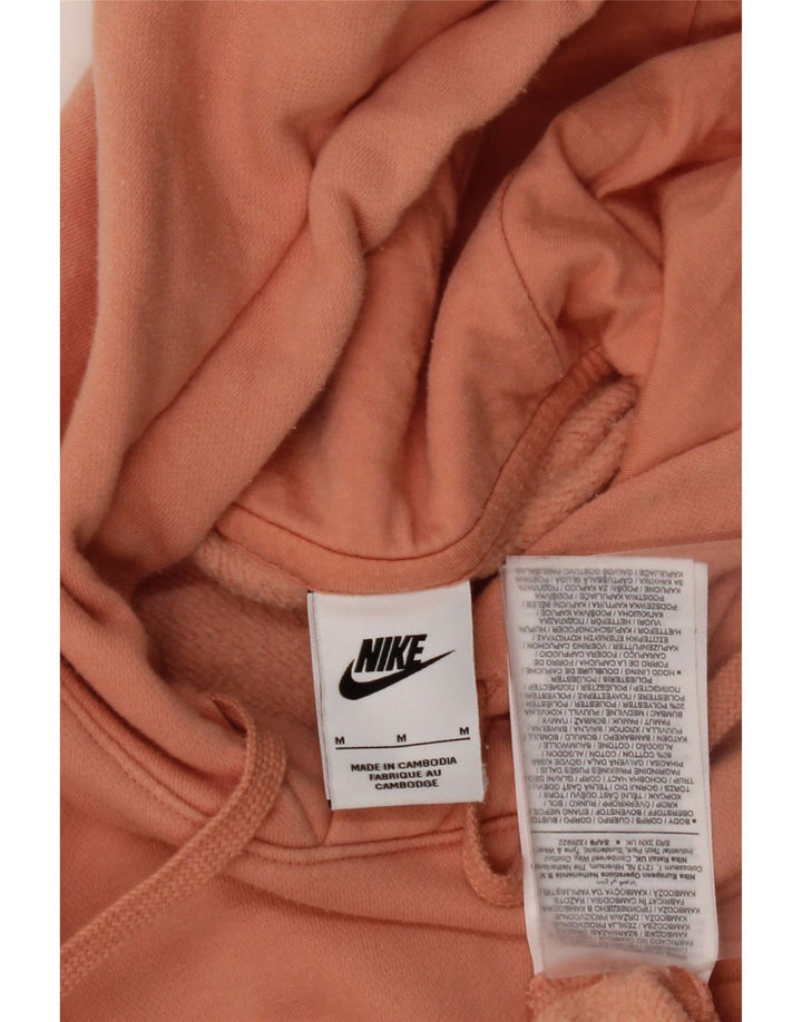 NIKE Herren Kapuzenpullover aus mitteloranger Baumwolle