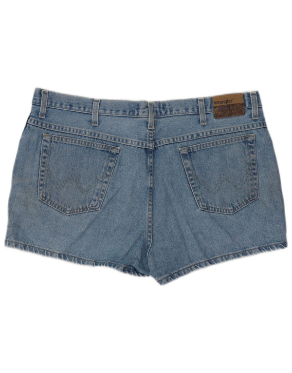 Wrangler Damen Denim Hot Pants W42 3XL Blaue Baumwolle
