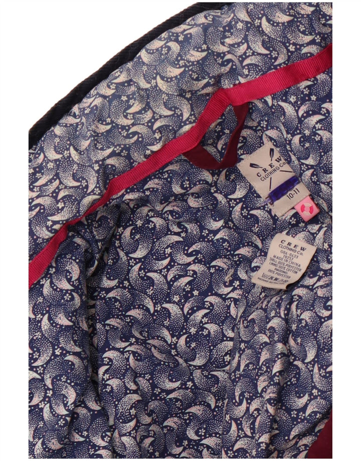 CREW CLOTHING Steppjacke für Mädchen, 10–11 Jahre, Burgunderrot, Polyester